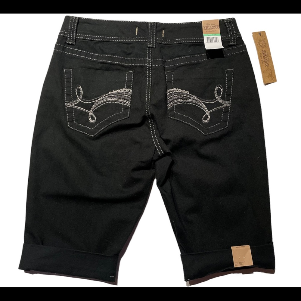 Nine West Vintage America NWT shorts sz 8/29 Bermuda Jeans Y2K Vintage America